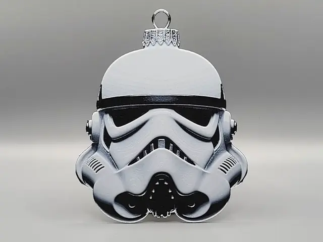 HueForge model: Stormtrooper Christmas Tree Ornament / Decoration by Sarge