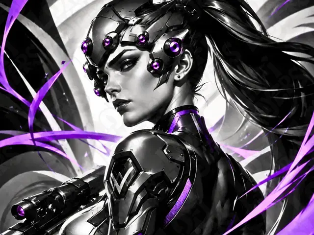 HueForge model: Widowmaker Hueforge by LoFi Layers