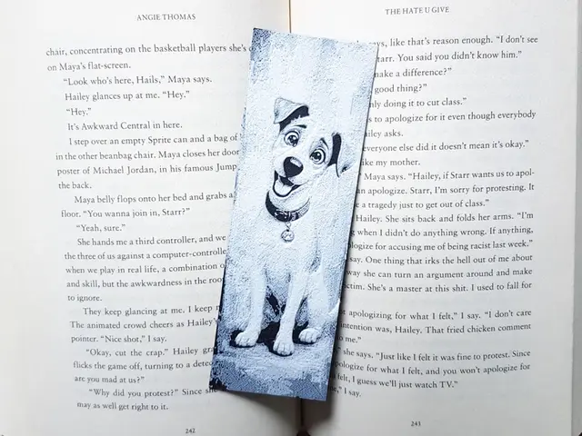 HueForge model: Bookmark, Cute Puppy Dog, Jack Russell by Dame Jo