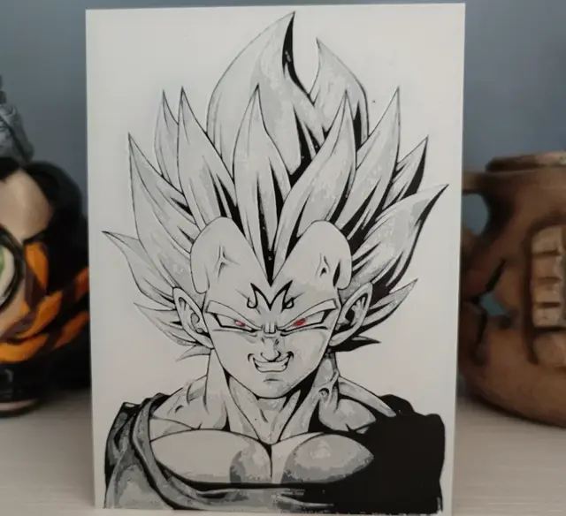 HueForge model: Hueforge majin Vegeta by Litolunar