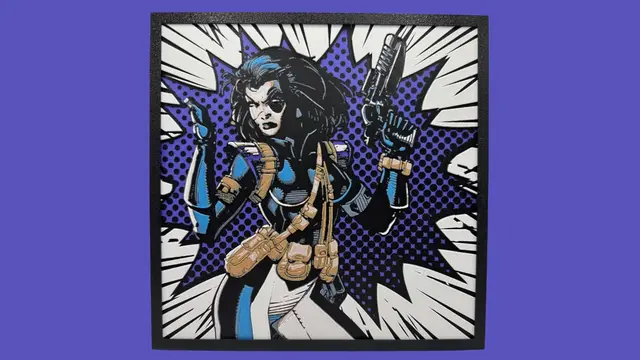 HueForge model: Domino - Marvel Hueforge by Canadian Gamer