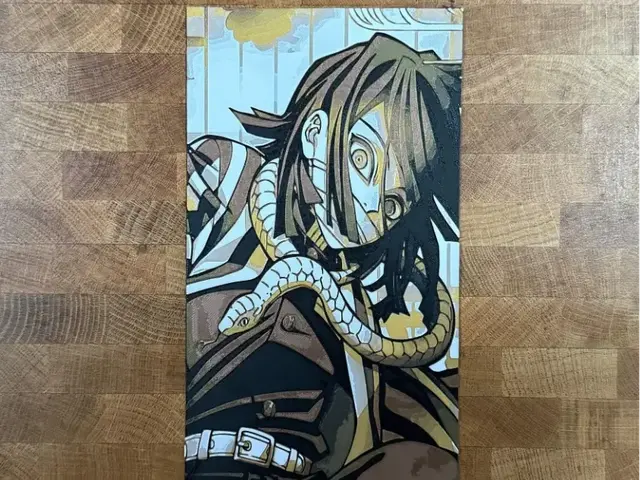 HueForge model: Demon Slayer - Obanai Iguro, Serpent/Snake Hashira by Pretty Okay Prints