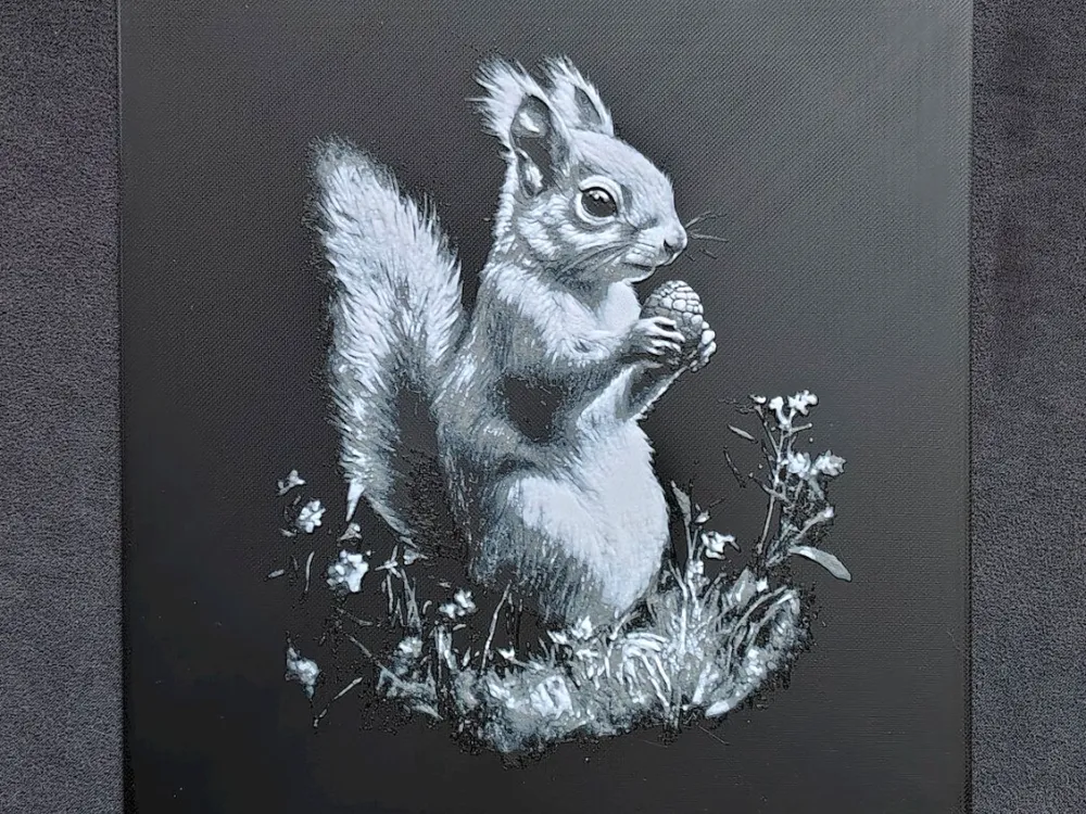 Squirell HueForge by fD.667 HueForge model: Squirell HueForge by fD.667