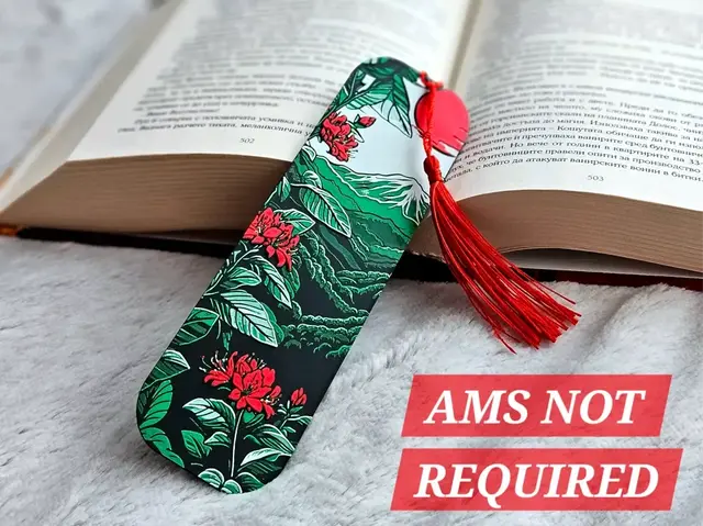 HueForge model: Blossoms of Fuji - Bookmark by C3D