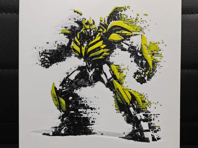 HueForge model: Bumblebee by TheHueforgeLady