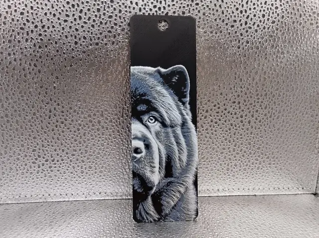 HueForge model: Chow Chow Bookmark - Hueforge by Borishotch Industries