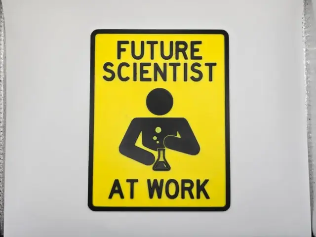 HueForge model: Sign Future scientist by Kactus Fpv