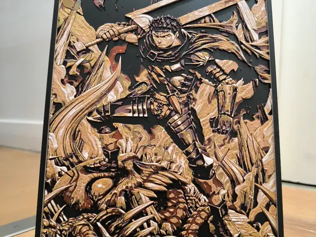 HueForge model: Guts berserk by Dark behelit