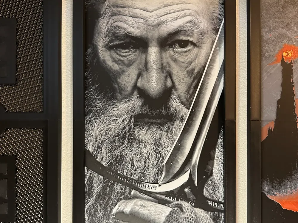 Gandalf 2-piece Hueforge by Hey Ben HueForge model: Gandalf 2-piece Hueforge by Hey Ben