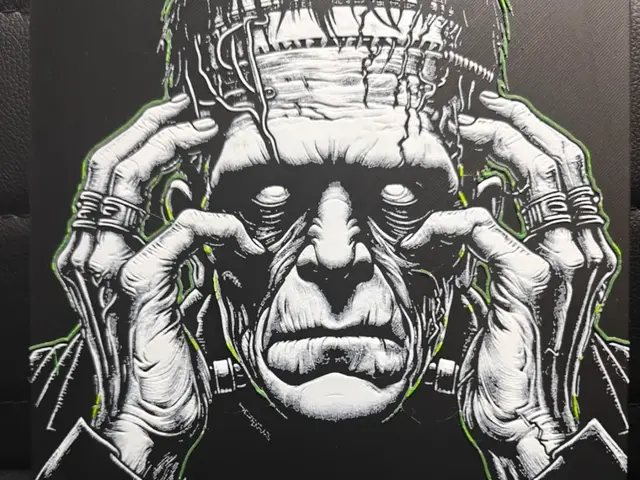 HueForge model: Frankenstein Monster by TheHueforgeLady