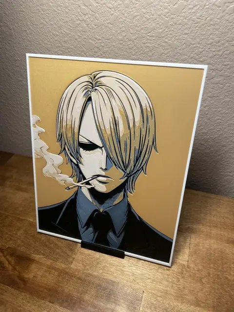 HueForge model: Updated Sanji by Cloudy Nostalgia
