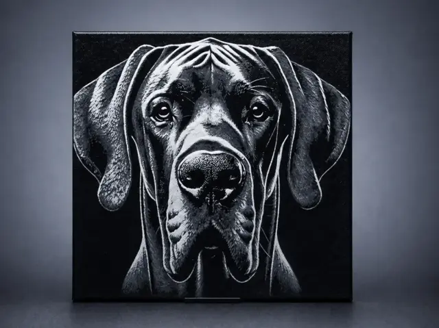 HueForge model: Great Dane dog by Aleksandr