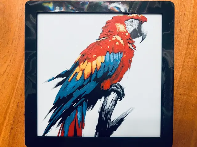 HueForge model: Macaw by JustBe 3D Printing