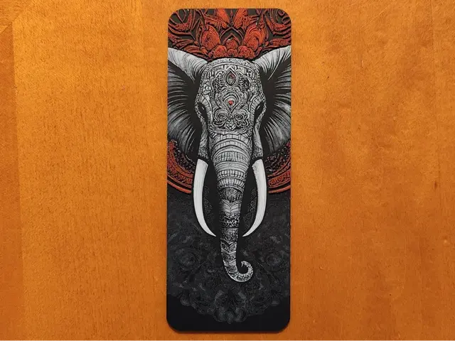HueForge model: Elephant Mandala Bookmark - Hueforge by Sarge