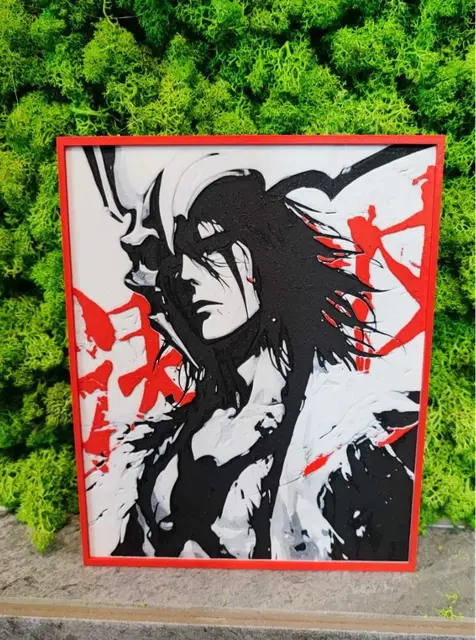 HueForge model: Ulquiorra Art by Garuda3D