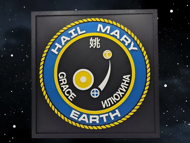 HueForge model: Project Hail Mary Mission Patch by BusyKikiBee