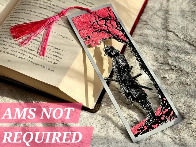 HueForge model: Sakura Samurai [Framed] - Bookmark by C3D