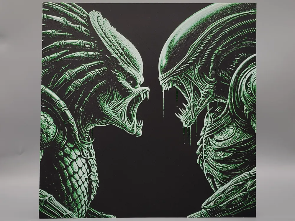 Alien vs. Predator by Sarge HueForge model: Alien vs. Predator by Sarge