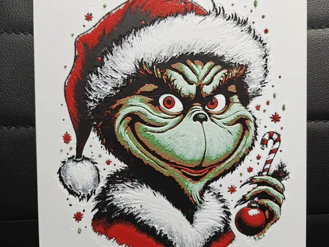 HueForge model: Grinch Multi-Coloured by TheHueforgeLady