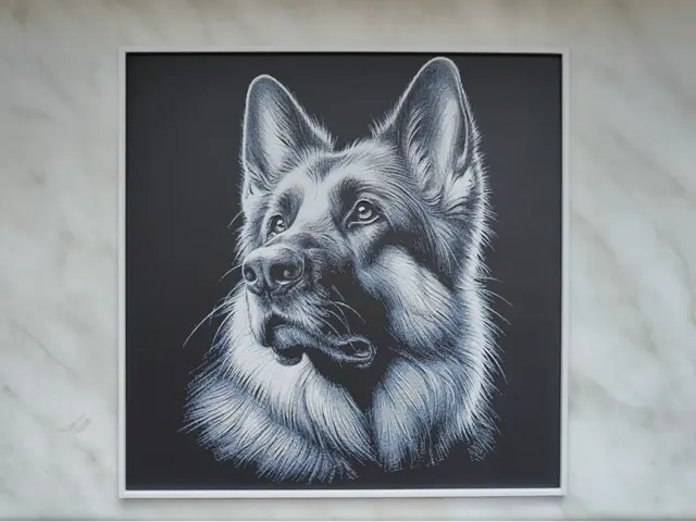 HueForge model: German Shepherd - Hueforge by BeaN