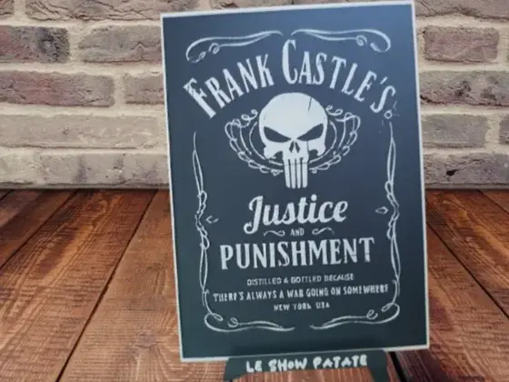 HueForge model: Frank Castle X Jack Daniel's Hueforge by leshowpatate