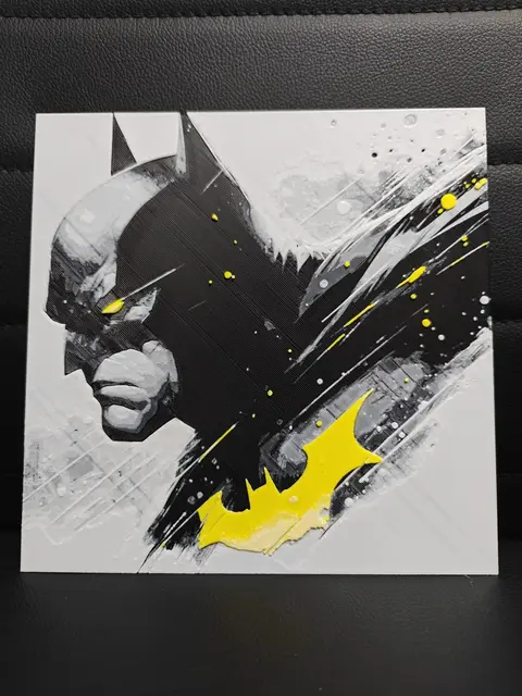 HueForge model: Batman by TheHueforgeLady