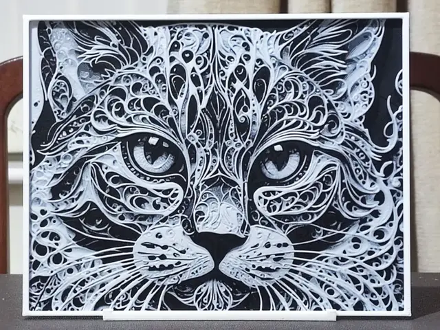 A Complicated Cat - 2 Color HueForge