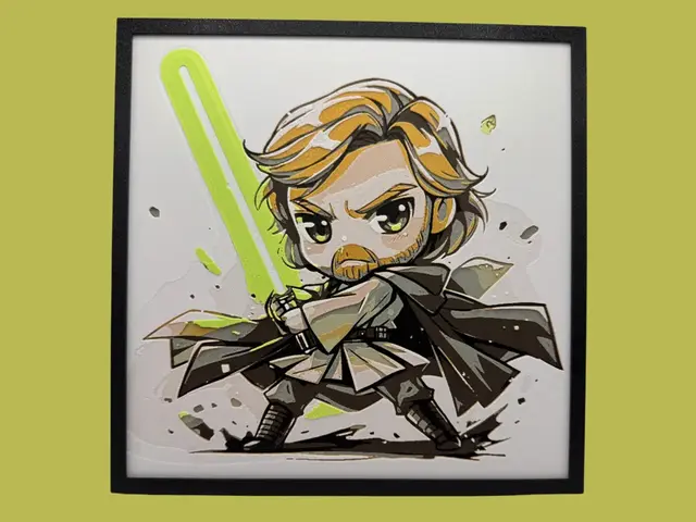 HueForge model: Obi Wan Kenobi - Chibi Edition by Canadian Gamer