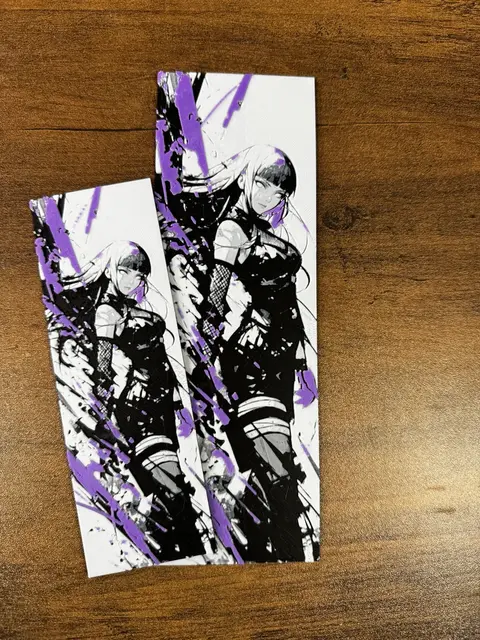 HueForge model: 🟣 Shadow and Steel – Battle-Ready Hinata Bookmark! 🟣 by 3D Prints By Vic
