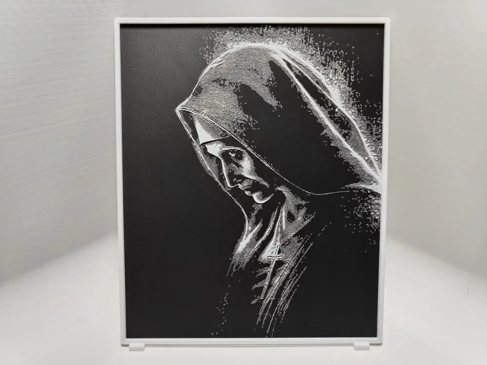 The Nun - Hueforge by BeaN HueForge model: The Nun - Hueforge by BeaN
