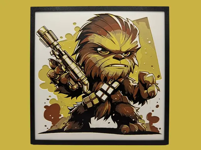 HueForge model: Chewbacca - Chibi Edition by Canadian Gamer