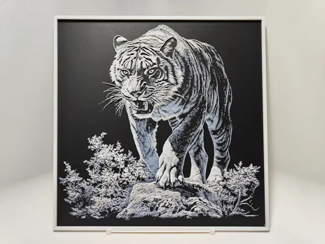 HueForge model: Tiger - Hueforge by BeaN