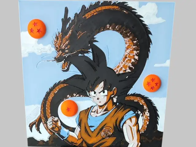 HueForge model: Dragon Ball - SonGoku Hueforge by 3DNesy