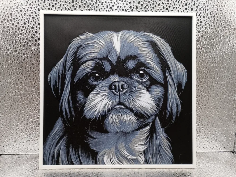 Shih Tzu – Hueforge by Borishotch Industries HueForge model: Shih Tzu – Hueforge by Borishotch Industries
