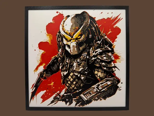HueForge model: The Predator - Masked by Canadian Gamer