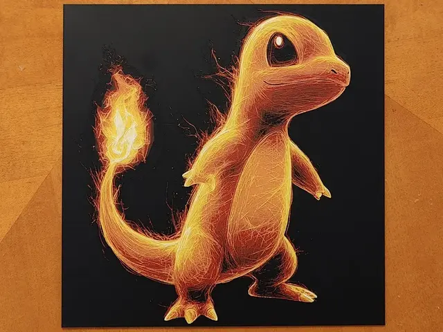 HueForge model: Charmander - Pokemon - Hueforge by Sarge