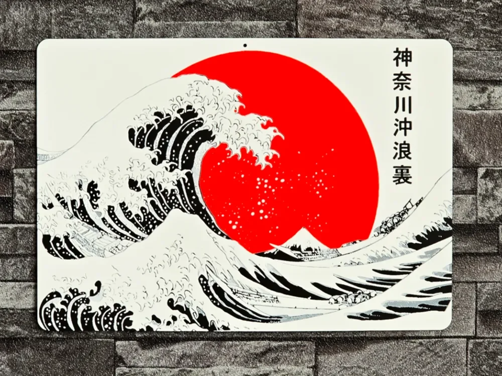 Hueforge The Great Wave off Kanagawa Japan by StefBull85 HueForge model: Hueforge The Great Wave off Kanagawa Japan by StefBull85