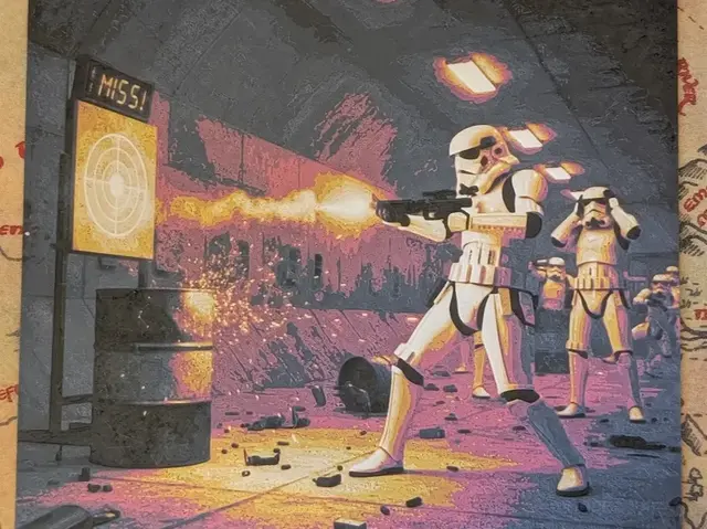 HueForge model: Stormtrooper Target Practice by S0und_Lab