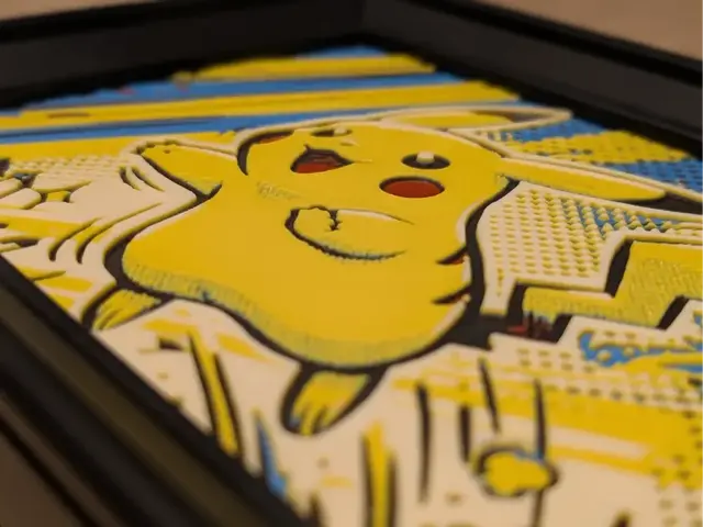 HueForge model: Pikachu Hueforge 7x5 by Nextopia