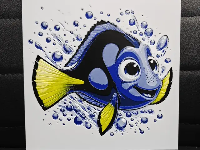 HueForge model: Dory Finding Nemo by TheHueforgeLady