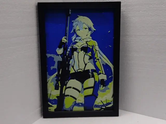 HueForge model: Sword art Online Sinon II by Asgar3D