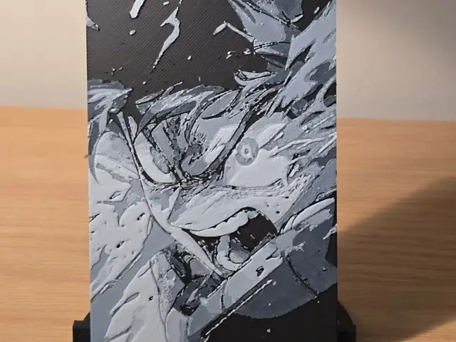 HueForge model: Hueforge - My Hero Academia - Izuku Midoriya 1 by FxD | Function-X-Design