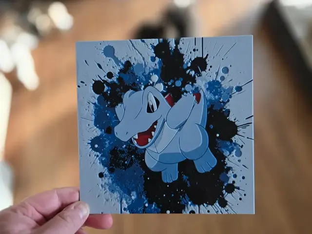 HueForge model: Graffiti Totodile Hueforge by 3Ree Printing