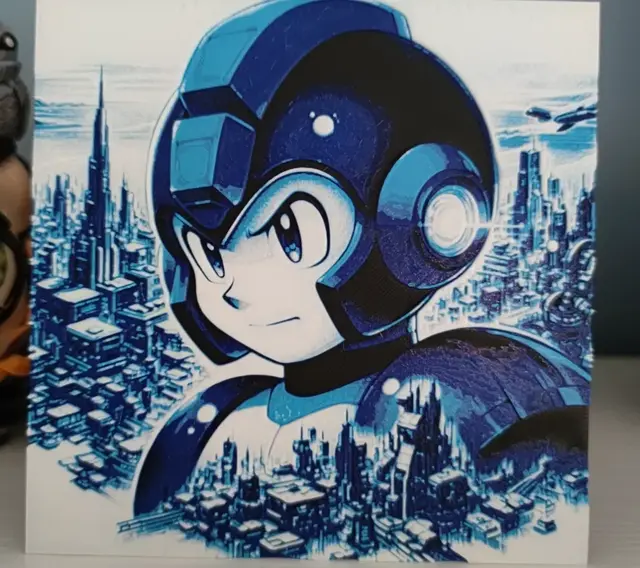 HueForge model: Hueforge Megaman by Litolunar