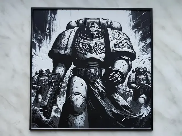 HueForge model: Space Marine - Hueforge by BeaN