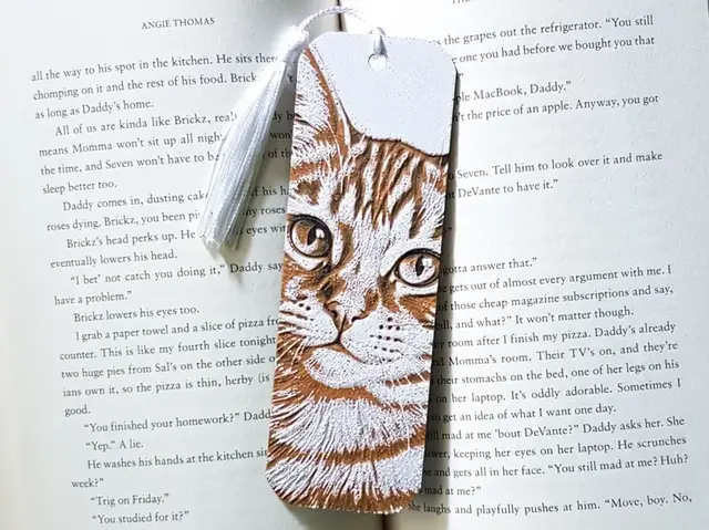 HueForge model: Cat Bookmark, Hueforge by Dame Jo
