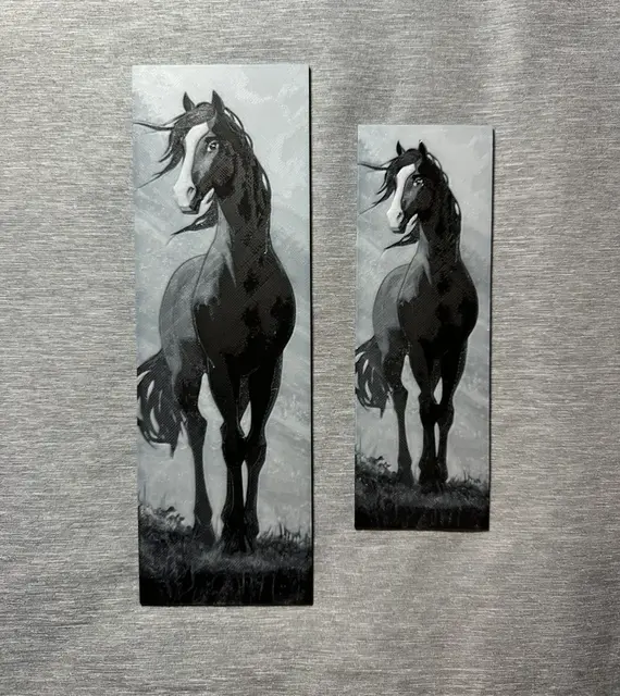 HueForge model: Horse Hueforge Bookmark - 2 sizes by Hey Ben