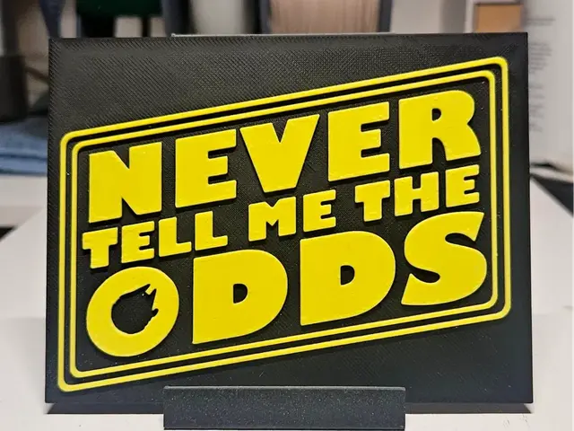 HueForge model: Star Wars Never Tell me the odds by Mano's 3d_Art
