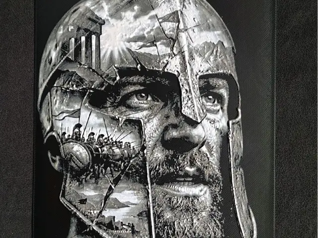 HueForge model: Spartan HueForge [Double exposure] by fD.667