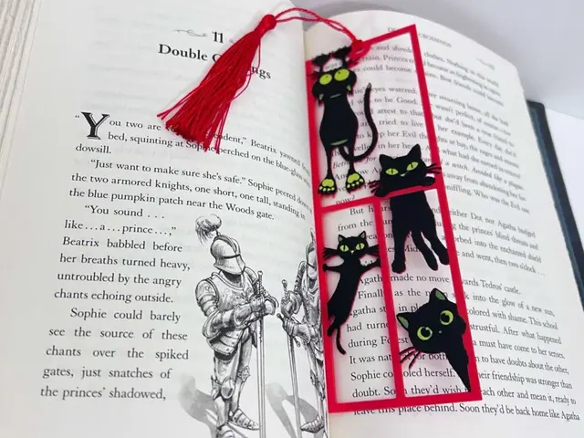 HueForge model: Cats Being Cats Bookmark by 3djd